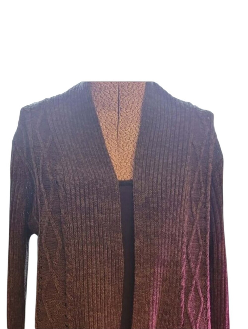 Elegant charcoal cardi